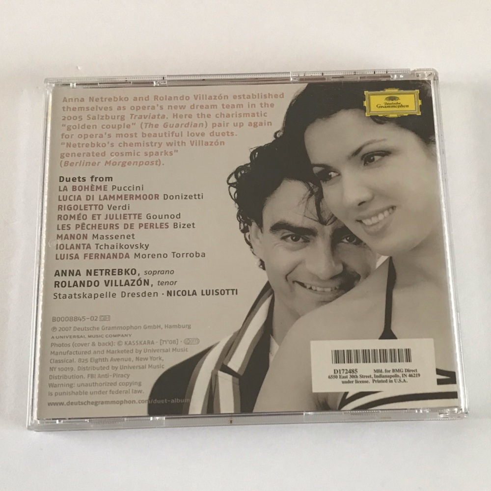 📀3for$12📀 Anna Netrebko & Roland Villazon Duets - Picture 2 of 4